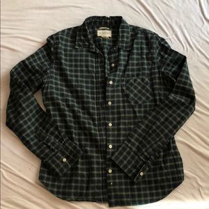 Denim and supply Ralph Lauren green plaid shirt